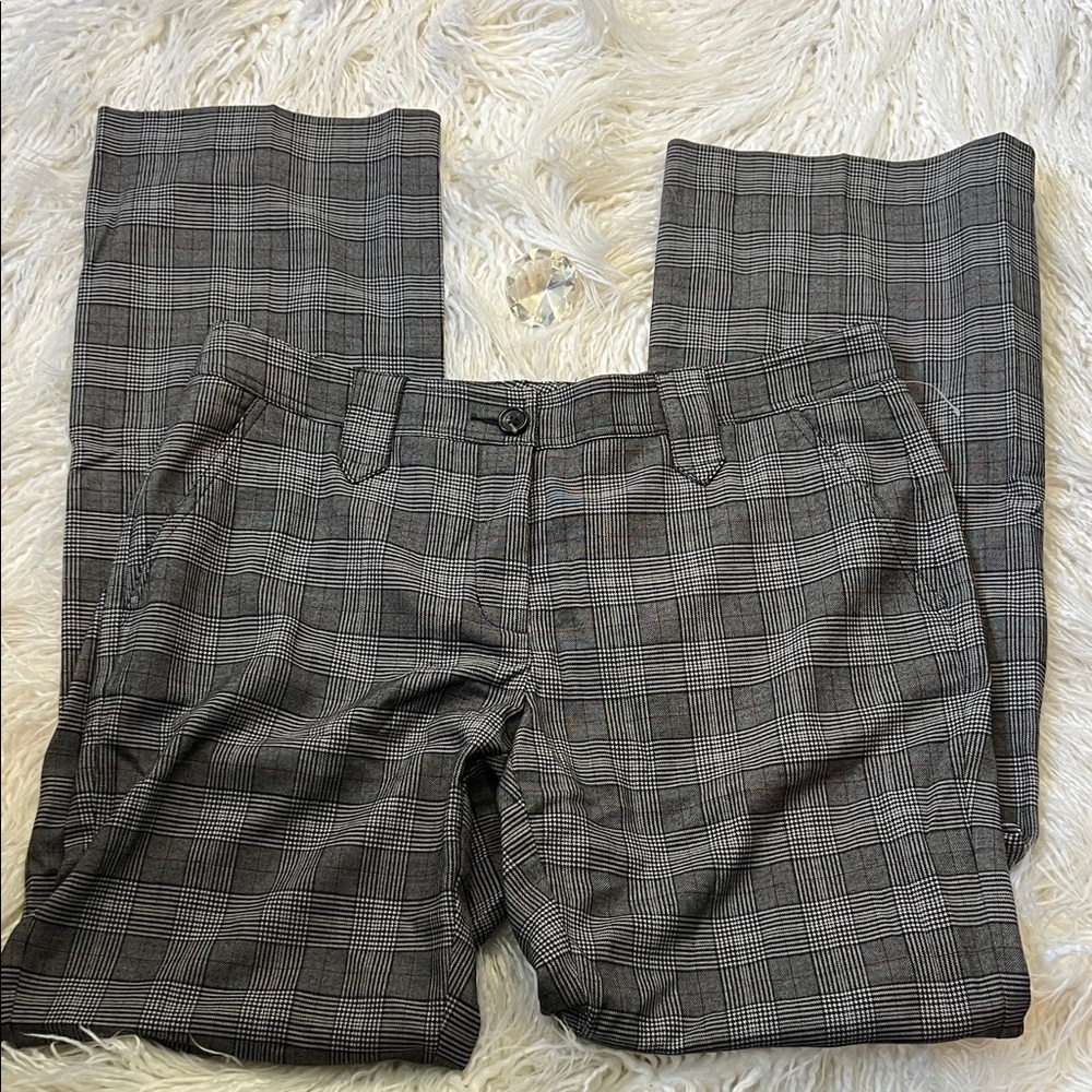* CAbi Black and White Houndstooth Pants